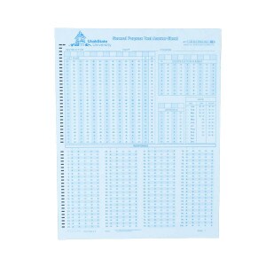 Blue Scantron 5 Pack